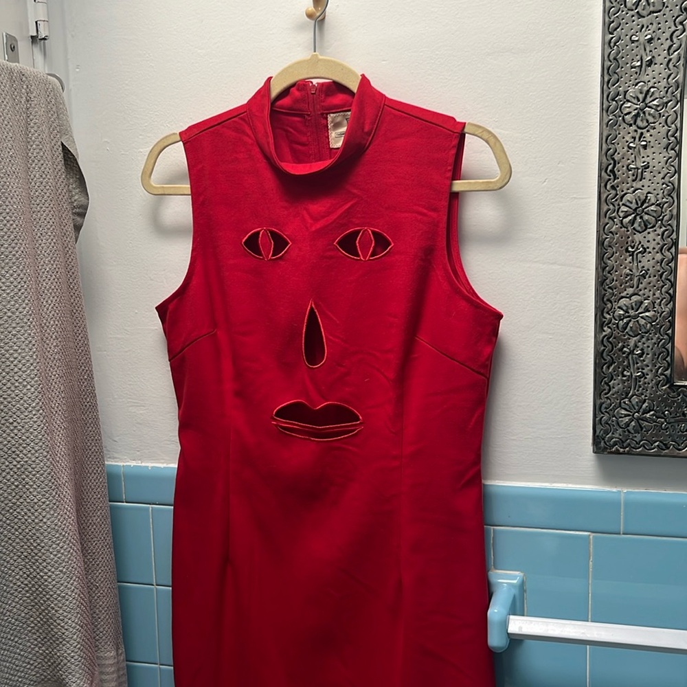 NWOT Fashion Brand Company Face Dress by Penelope Gazin
